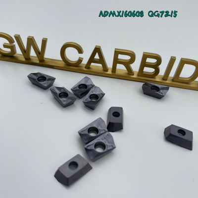 ADMX160608 QG7215 CNC برش کاربید Indexable HRA 89 برای پردازش فولاد