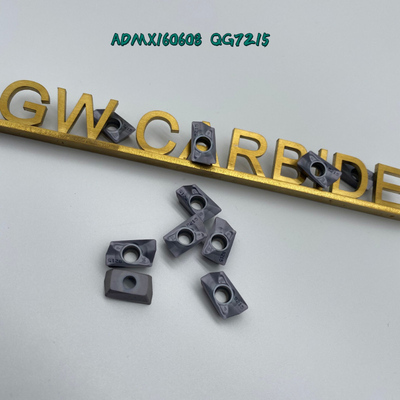 ADMX160608 QG7215 CNC برش کاربید Indexable HRA 89 برای پردازش فولاد